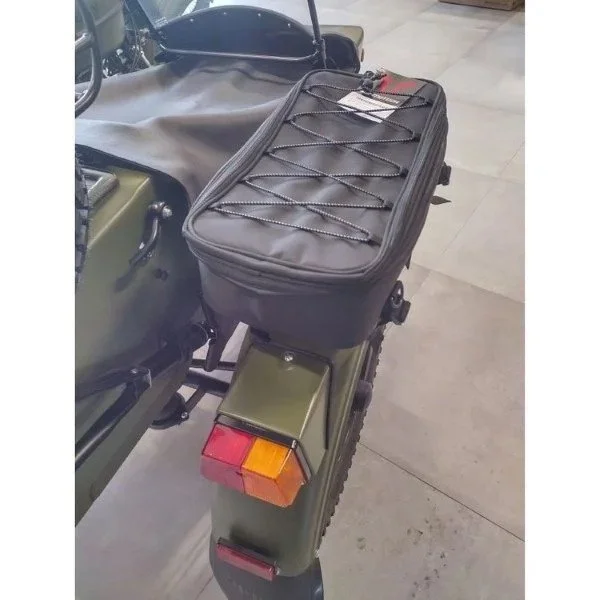 Bolsa M/L de 8 a 14 litros para portaequipajes de guardabarros de sidecar, impermeable, SW-Motech, accesorio para sidecar Ural a través de Moto Side Aventure (distribuidor de sidecares Ural)