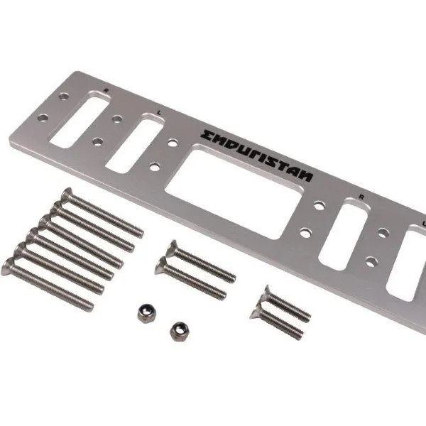 Soporte de fijación para el Monsoon Evo de la marca Enduristan, destinado al guardabarros y compatible con los sidecares de la marca Ural Motorcycles