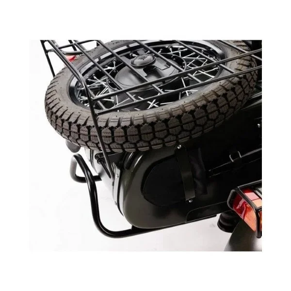 Protective bow sidecar rear, light version, black is an accessory for Ural sidecars via Moto Side Aventure