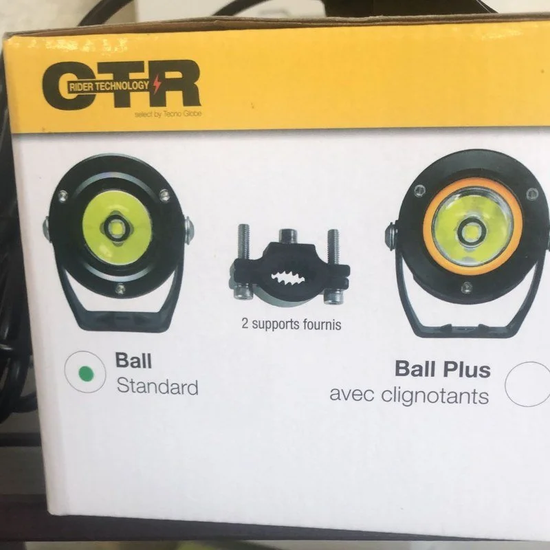 Feux additionnels BALL, accessoire pour side-car Ural via Moto Side Aventure (concessionnaire sidecar Ural)