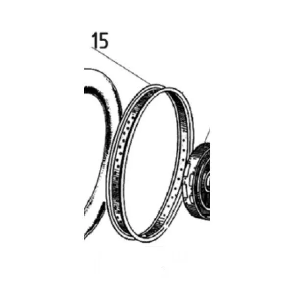 Rim (drumbrake) for wheels, original Ural carburetor sidecar models, via Moto Side Aventure, Ural sidecar dealer