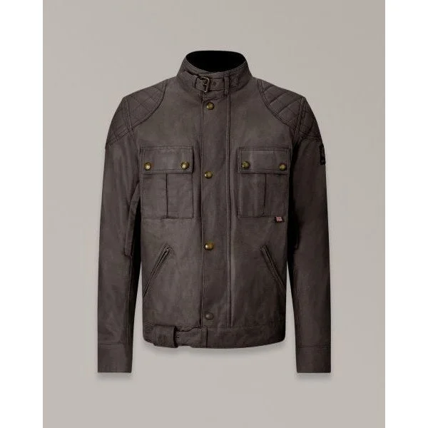 Belstaff Brooklands jacket Mahogany in wax 8oz, ideal for side-car travel Ural