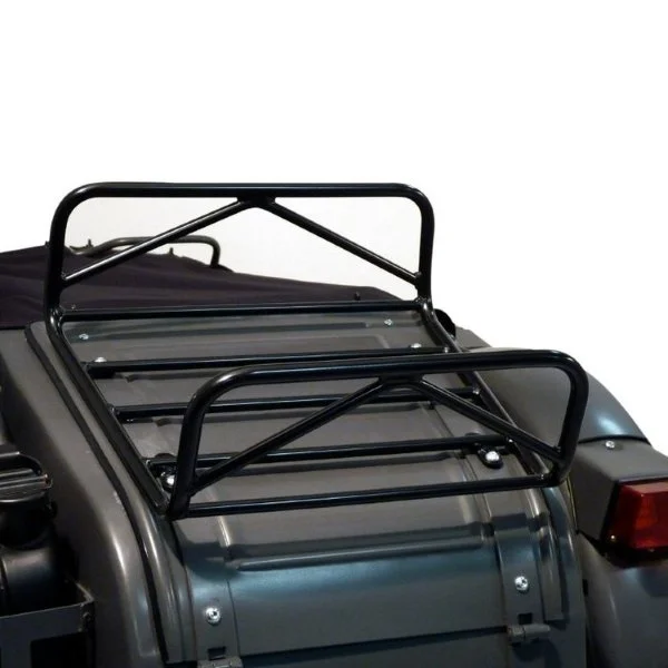 Portaequipajes para la tapa del maletero del sidecar, negro