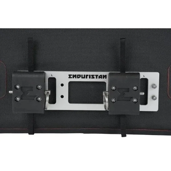 Soporte de fijación para el Monsoon Evo de la marca Enduristan, destinado al guardabarros y compatible con los sidecares de la marca Ural Motorcycles