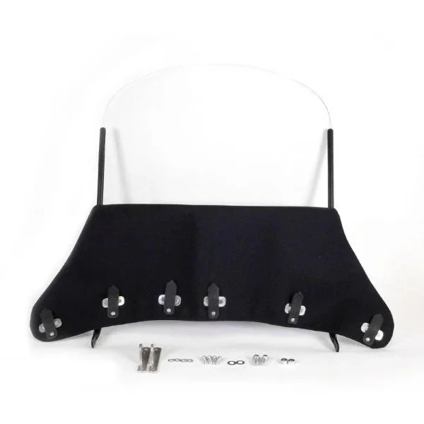 Parabrisas completo para sidecar, en negro mate, hasta 2012