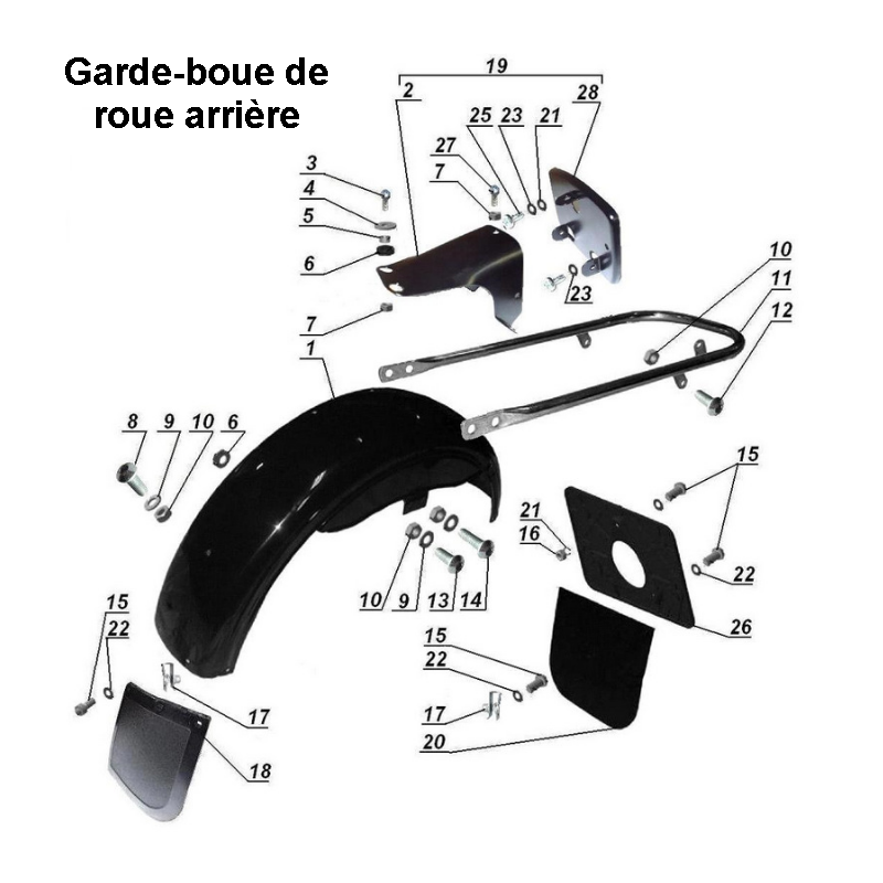 Bavettes Anti-boue Pour Side-car Ural - Protection Garde-boue - Neuf Fabriqué En France