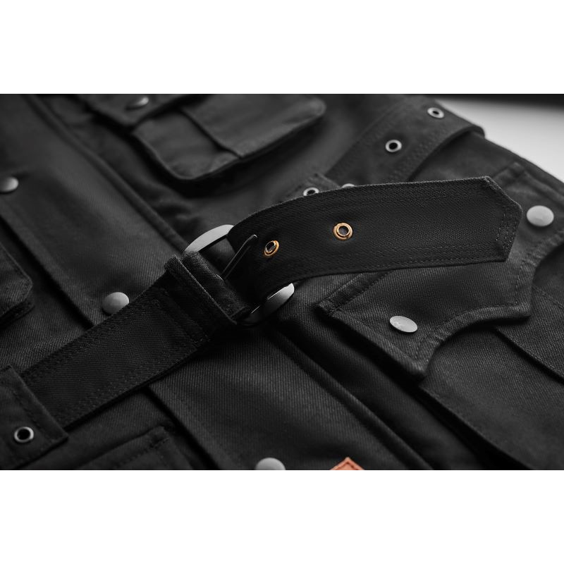 Veste Safari noire pour femme, équipement pilote par Fuel Motorcycles via Moto Side Aventure (concessionnaire side car Ural)