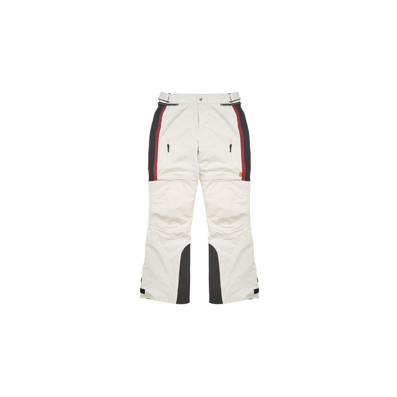 Pantalon Rally 2 blanc, équipement du pilote par Fuel Motorcycles via Moto Side Aventure (concessionnaire side car Ural)