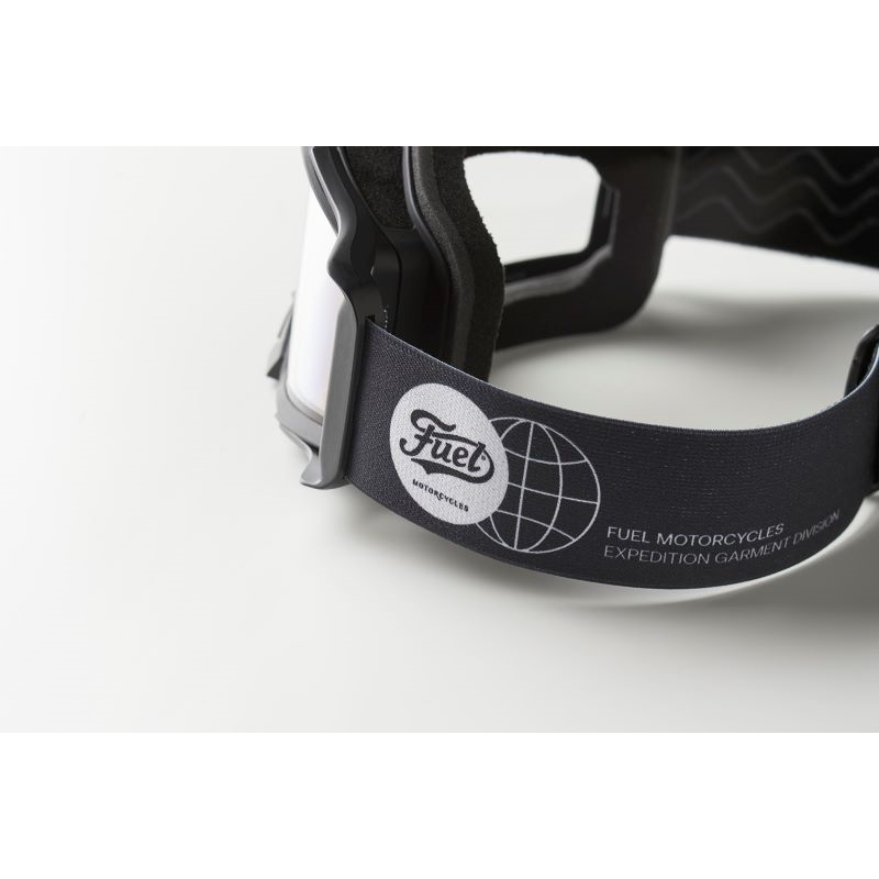 Lunettes Endurage en PC grises, équipement du pilote Fuel Motorcycles via Moto Side Aventure (concessionnaire side car Ural)
