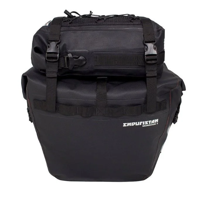 XS Base Pack from Enduristan is as an accessory of luggage and support for every sidecars Ural via Moto Side Aventure