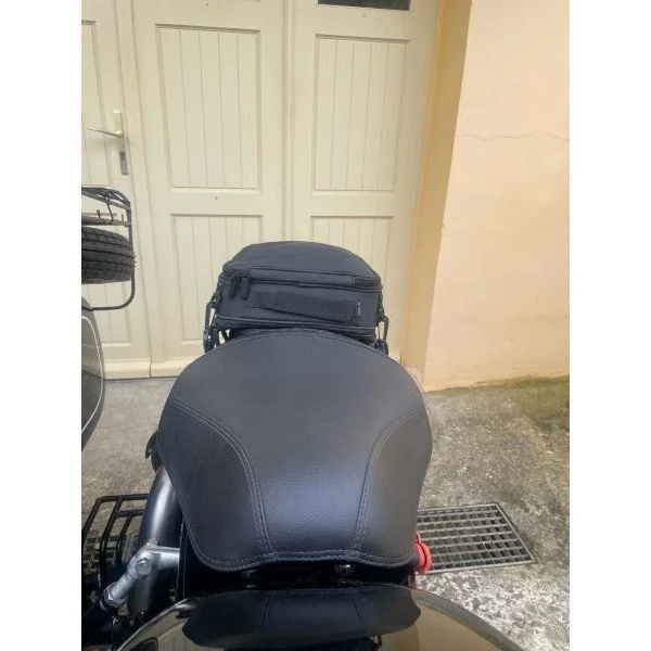 ION S tail bag 7-15 L, Black. 600D polyester / Soft vinyl, from SW-Motech suitable for Ural sidecars