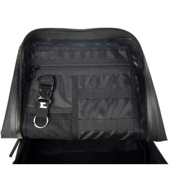 Enduristan Hurricane 25 waterproof rucksack for Ural Motorcycles sidecars