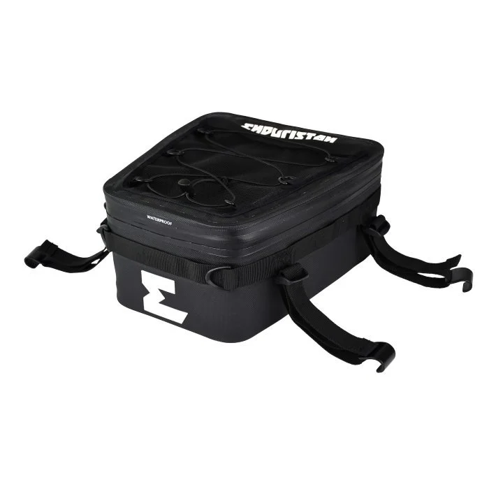Large Tail Enduristan bag, Ural sidecar accessory via Moto Side Aventure (Ural sidecar dealer)
