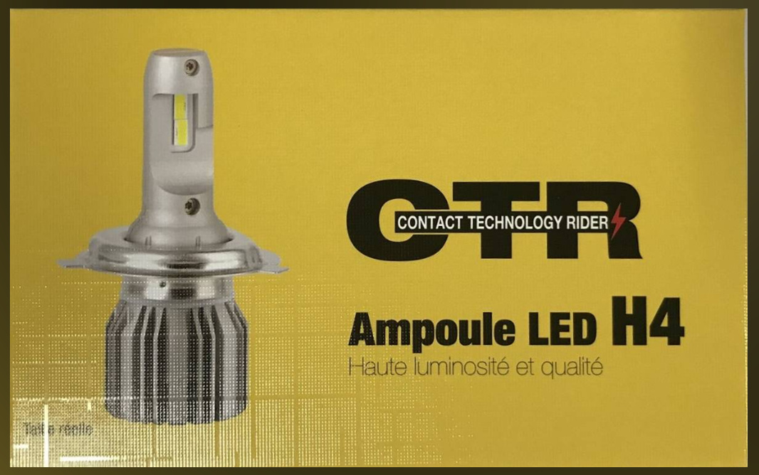 H4 LED bulb - 36W-6000K-3600 LM - CTR, Ural sidecar accessory via Moto Side Aventure (Ural sidecar dealer)