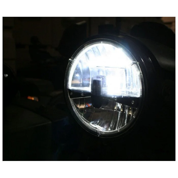 Headlight insert LED inlay is an accessor for sidecar Ural via Moto Side Aventure