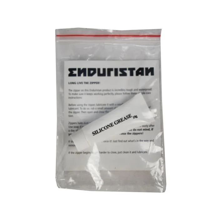 Zipper lube from Enduristan, Ural sidecar accessory via Moto Side Aventure (Ural sidecar dealer)