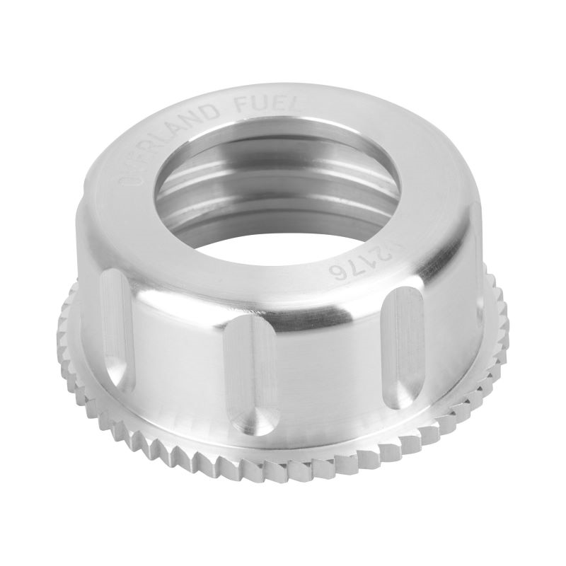 Natural CNC aluminum cap, Overland accessory for Ural sidecar via Moto Side Aventure (Ural sidecar dealer)