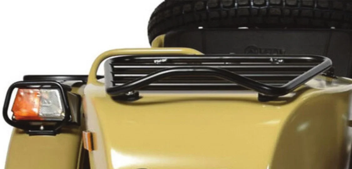 Sahara accessory pack for Ural Mortorcycle sidecar. All the accessories you need to protect and enhance the comfort of your Ural sidecar are included in the Ural Sahara pack.