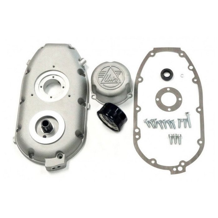 The front cover conversion kit up to 2013 is a tuning parts and upgrades accessory for Ural sidecars via Moto Side Aventure