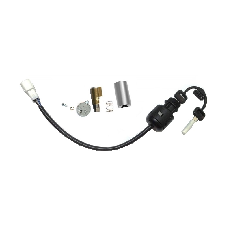 Ignition and steering lock set from VIN 230439 for switches for original Ural Motorcycles spare part for sidecar via Moto Side Aventure (Ural sidecar dealer)