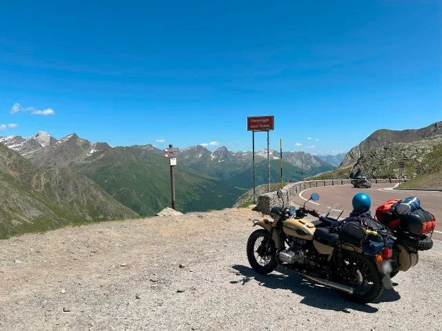 Timmelsjoch ou col du Rombo, un col frontalier entre l'Italie et l'Autriche