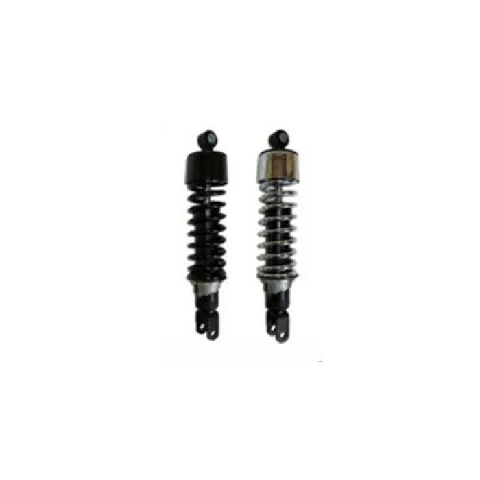 Shock absorber black or chrome for the leading link fork, original Ural carburetor sidecar models, via Moto Side Aventure, Ural sidecar dealer