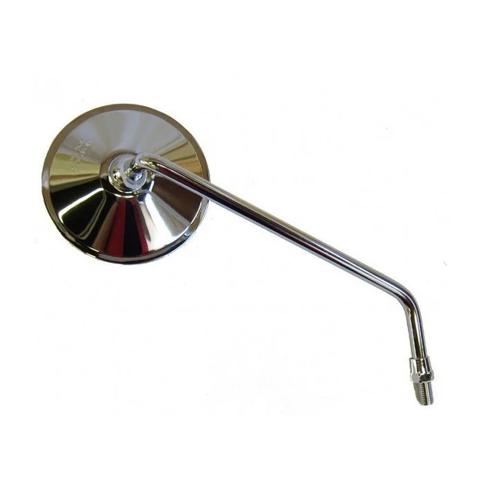 Mirror chrome rightside for the handlebar, original Ural carburetor sidecar models, via Moto Side Aventure, Ural sidecar dealer