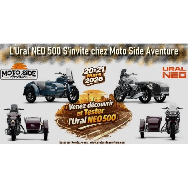 Venez essayer en exclusivité le Ural Neo 500&nbsp;du 20 au 21 mars
