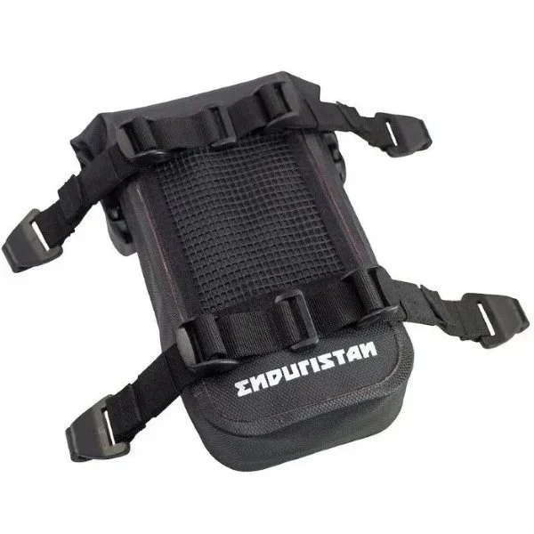Pequeña bolsa de la marca Enduristan para el guardabarros, compatible con los sidecares de la marca Ural Motorcycles