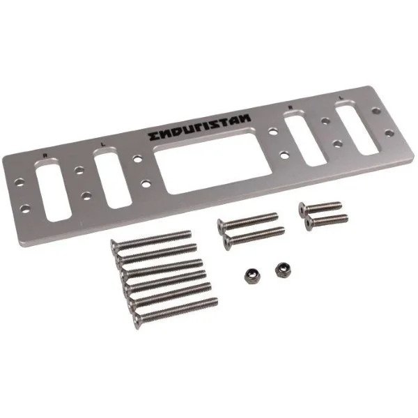 Soporte de fijación para el Monsoon Evo de la marca Enduristan, destinado al guardabarros y compatible con los sidecares de la marca Ural Motorcycles
