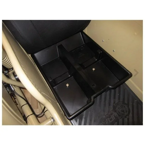 Sidecar seat with back and luggage box, complete set is a seat accessory for Ural sidecars via Moto Side Aventure