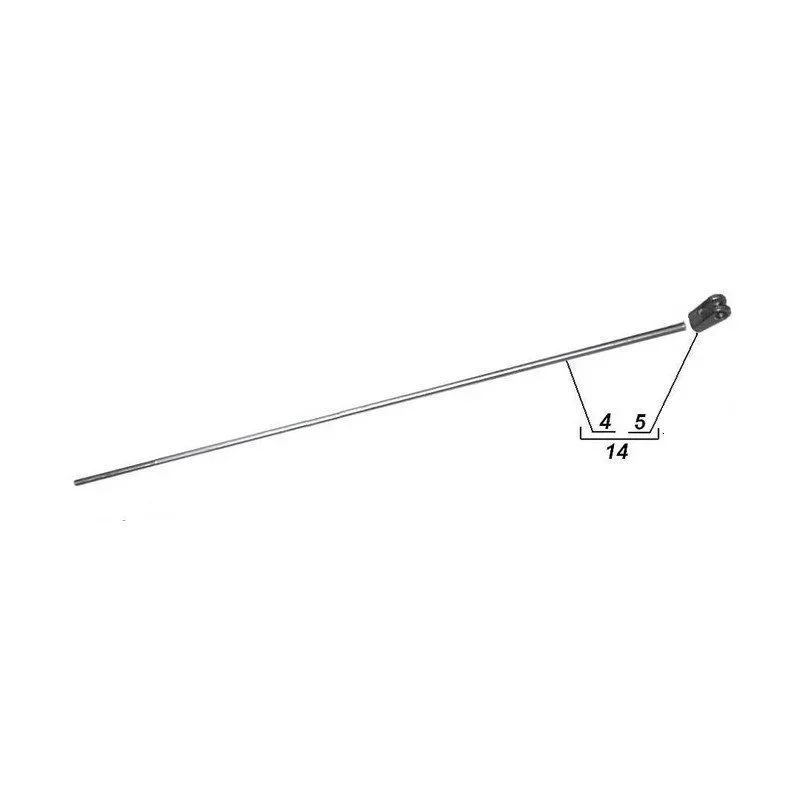 Brake tie rod assembly with fork head until 2011 for the rear brake, original Ural carburetor sidecar models, via Moto Side Aventure, Ural sidecar dealer