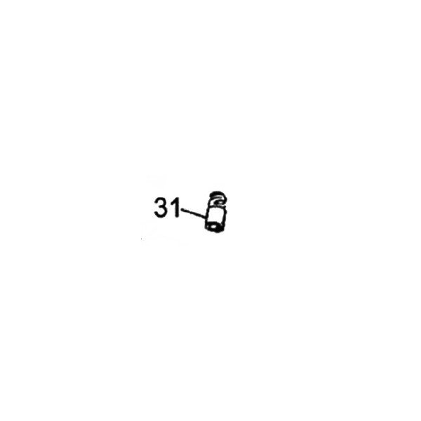 N°31 Support inférieur du ressort pour pièces détachées de fourche télescopique (pièce carbu)