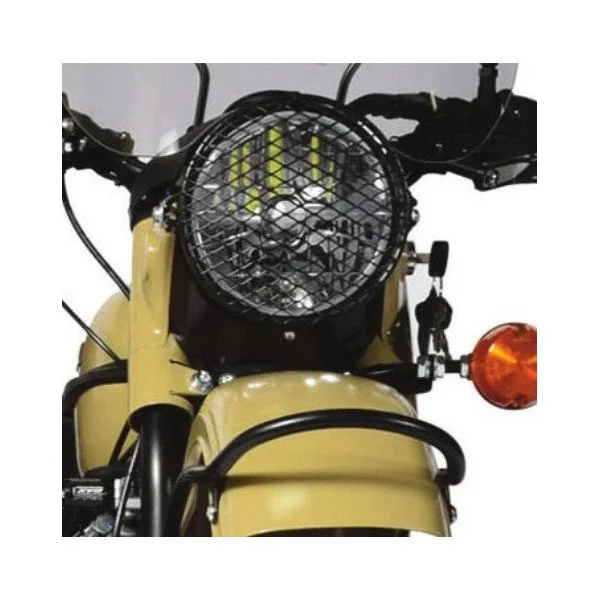 Pack d'accessoire Sahara pour side car de  marque Ural Mortorcycle. Tous les accessoires nécessaire à la protection et au confort du side-car Ural sont dans le pack Ural Sahara