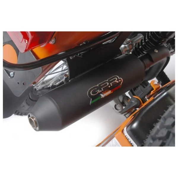 Système d'échappement haut 2-1 en acier inoxydable GPR noir (OFF ROAD uniquement) pour 2016 à 2020 (euro4)