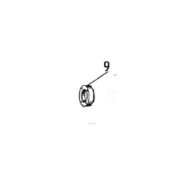 N°9 Nut (IMZ-8.101-06113) for wheels (carburetor part)