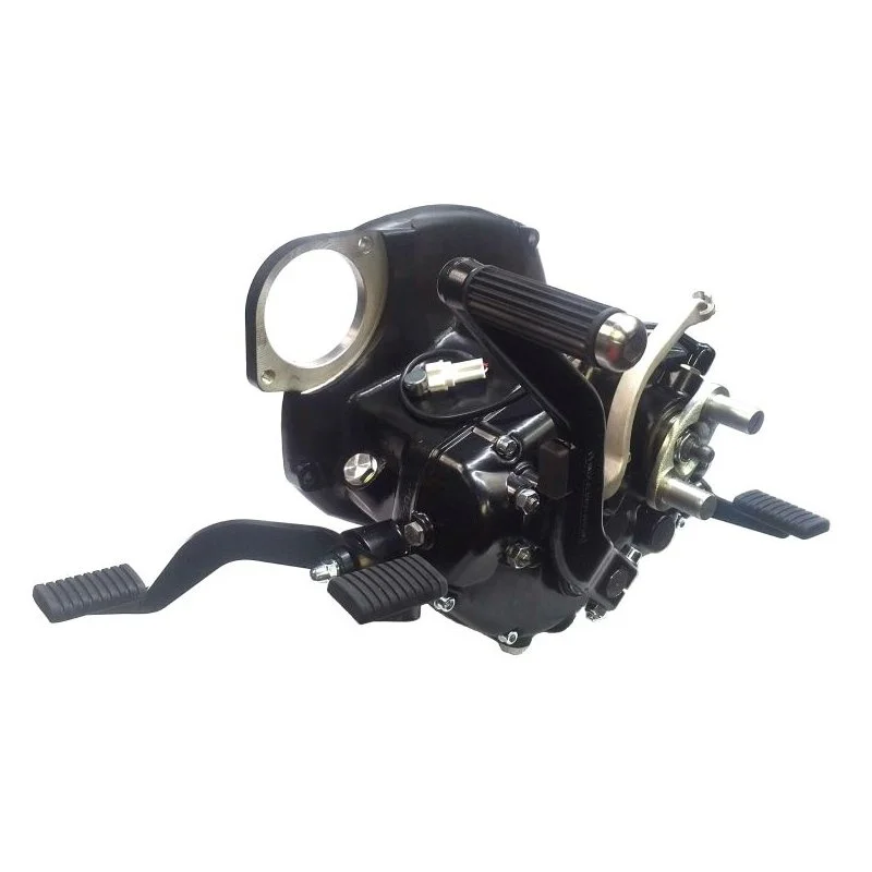 Boîte de vitesses noire de 2007 à aujourd'hui, pièce détachée d'origine Ural Motorcycle pour sidecar via Moto Side Aventure (concessionnaire side-car Ural)