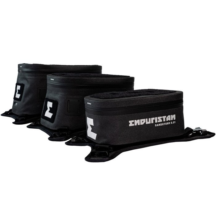 Sacoche de réservoir Enduristan Sandstorm 5, accessoire side-car Ural via Moto Side Aventure (concessionnaire sidecar Ural)