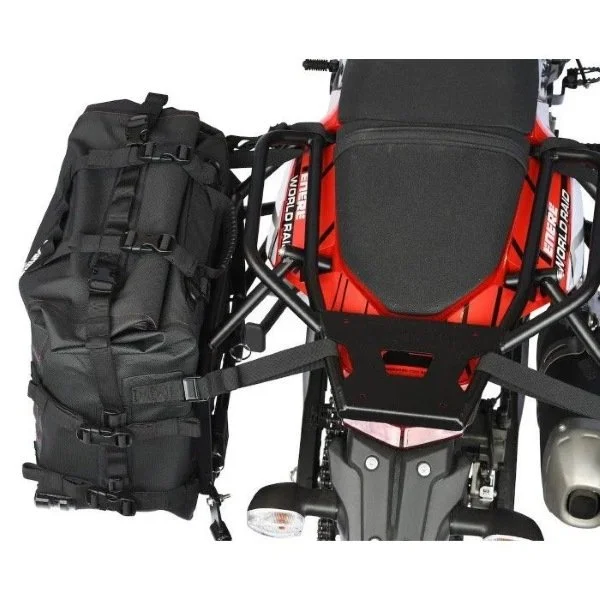 Enduristan Lateral Monsoon Evo Saddlebag, Ural sidecar accessory via Moto Side Aventure (Ural sidecar dealer)