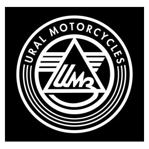 T-shirt à col rond Logo Ural Noir, vetement - life-style par Ural via Moto Side Aventure (concessionnaire side car Ural)