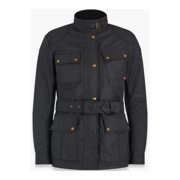 Trialmaster Pro W Wax60z black women's jacket, ideal for adventures in a Ural sidecar