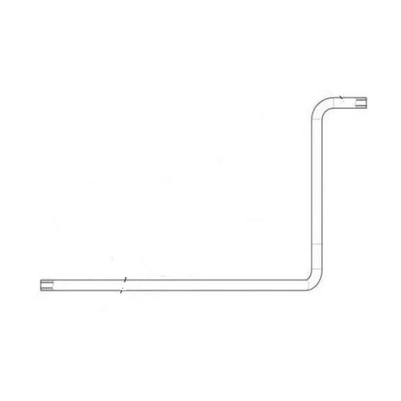 N°9 Fuel line from pump to T-joint for fuel system until 2018