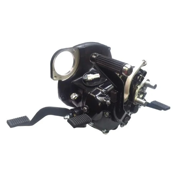 Gearbox assembly black since 2007, original Ural Motorcycles spare part for sidecar via Moto Side Aventure (Ural sidecar dealer)