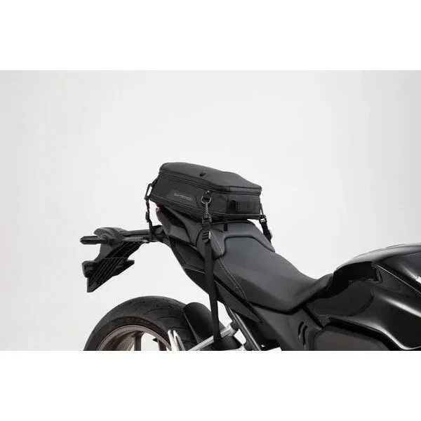 Bolsa de sillín ION S. 7-15 l, negra. Poliéster 600D / vinilo flexible, de la marca SW-Motech, apta para sidecares Ural