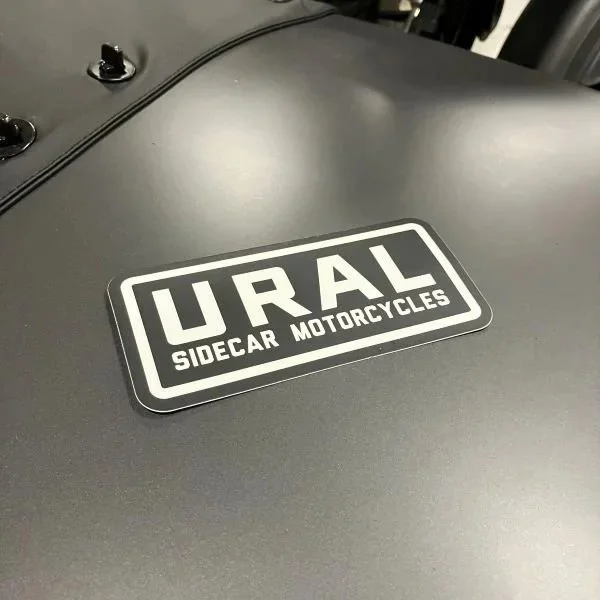 Autocollant d’insigne URAL, accessoire pour side-car Ural via Moto Side Aventure (concessionnaire side-car Ural)