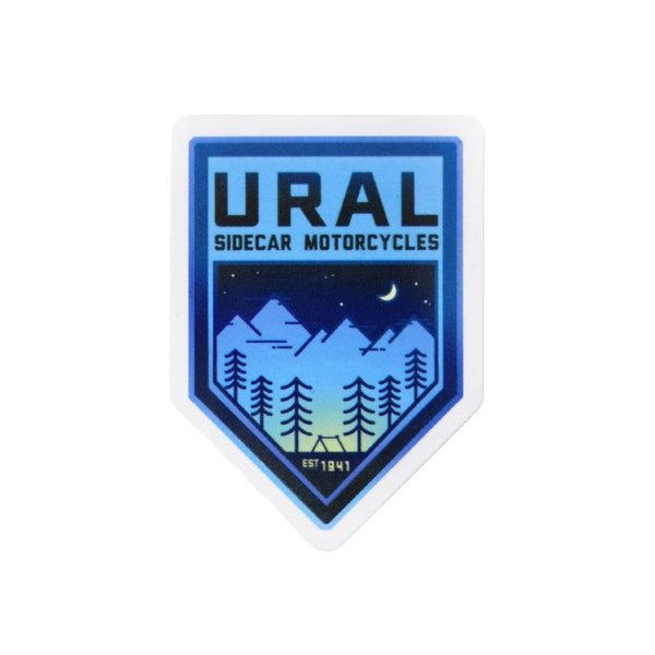 Camp "Night" badge sticker 5.75 x 8.25 cm, accessory for Ural sidecar via Moto Side Aventure (Ural sidecar dealer)