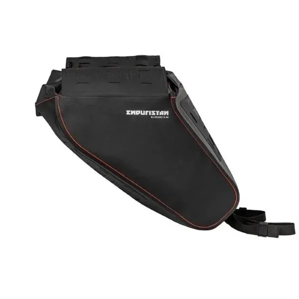 Alforjas de sillín Blizzard 2 de 35 litros de la marca Enduristan para el guardabarros, compatibles con los sidecares de la marca Ural Motorcycles