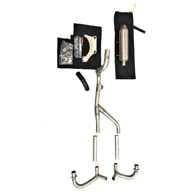 Système d'échappement haut 2-1 en acier inoxydable GPR (OFF ROAD uniquement)