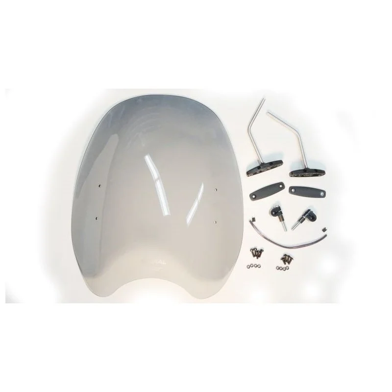 Pare-brise Ural fumé avec kit de montage