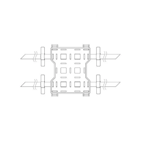 Pièce centrale de rechange pour sacoche Blizzard 2 d'Enduristan